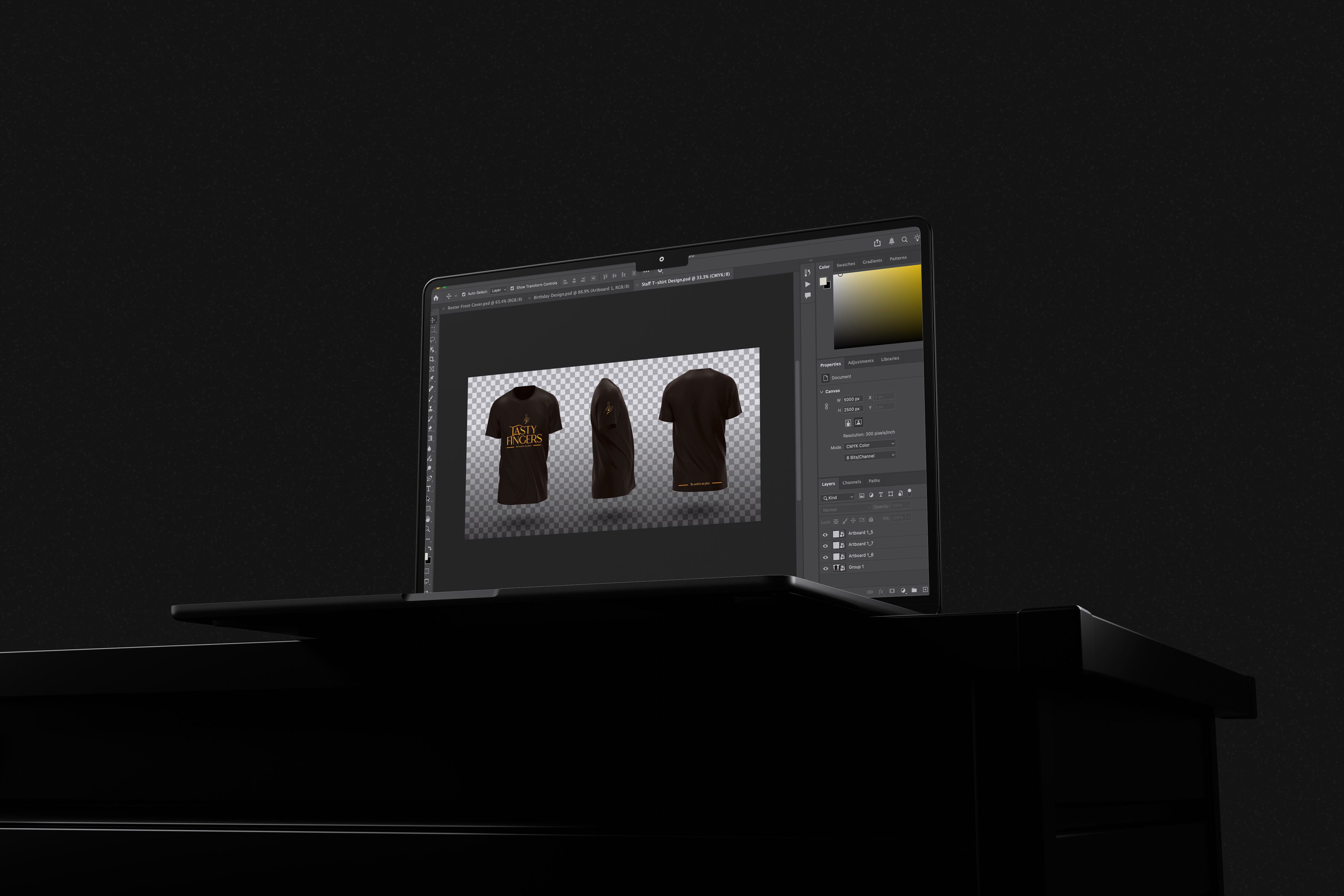 Tasty Fingers T-shirt Design